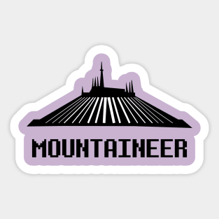 Space Mountaineer Sticker